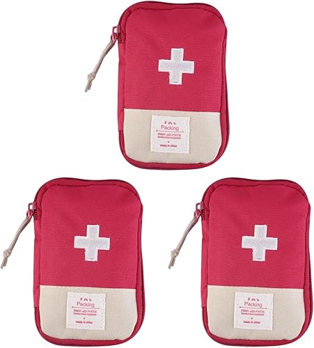 Miniatura 1 de Healifty Estuche de supervivencia portátil para medicina, kit de ayuda de emergencia, tamaño de monedero, kit de primeros auxilios, kit de primeros