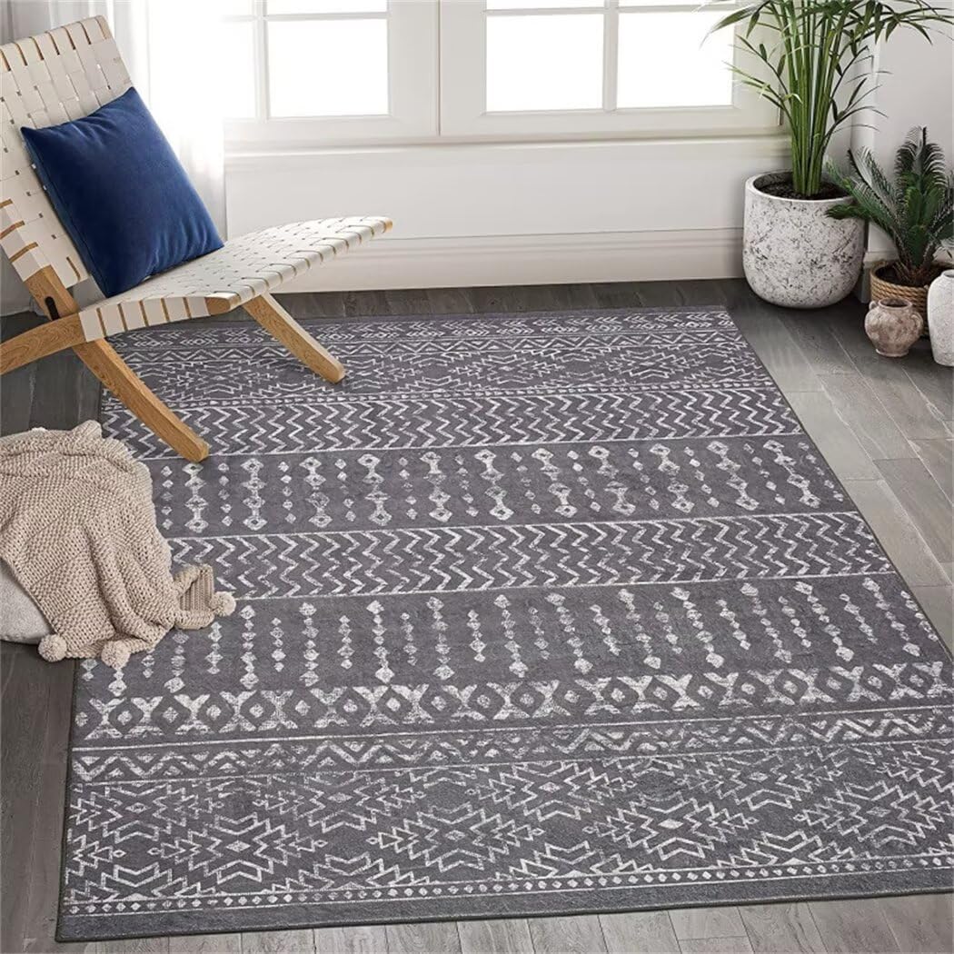 Accessoire chat deco chambre sous forme de tapis gris moelleux
