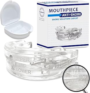 Neu Schnarchstopper,Anti Schnarch Schiene,Anti Schnarch,Knirschschiene für Nachts,Gegen Schnarchen UndKnirschen,Schnarchschiene Schnarchen Stopper,Für MäNner Und Frauen (Transparent)