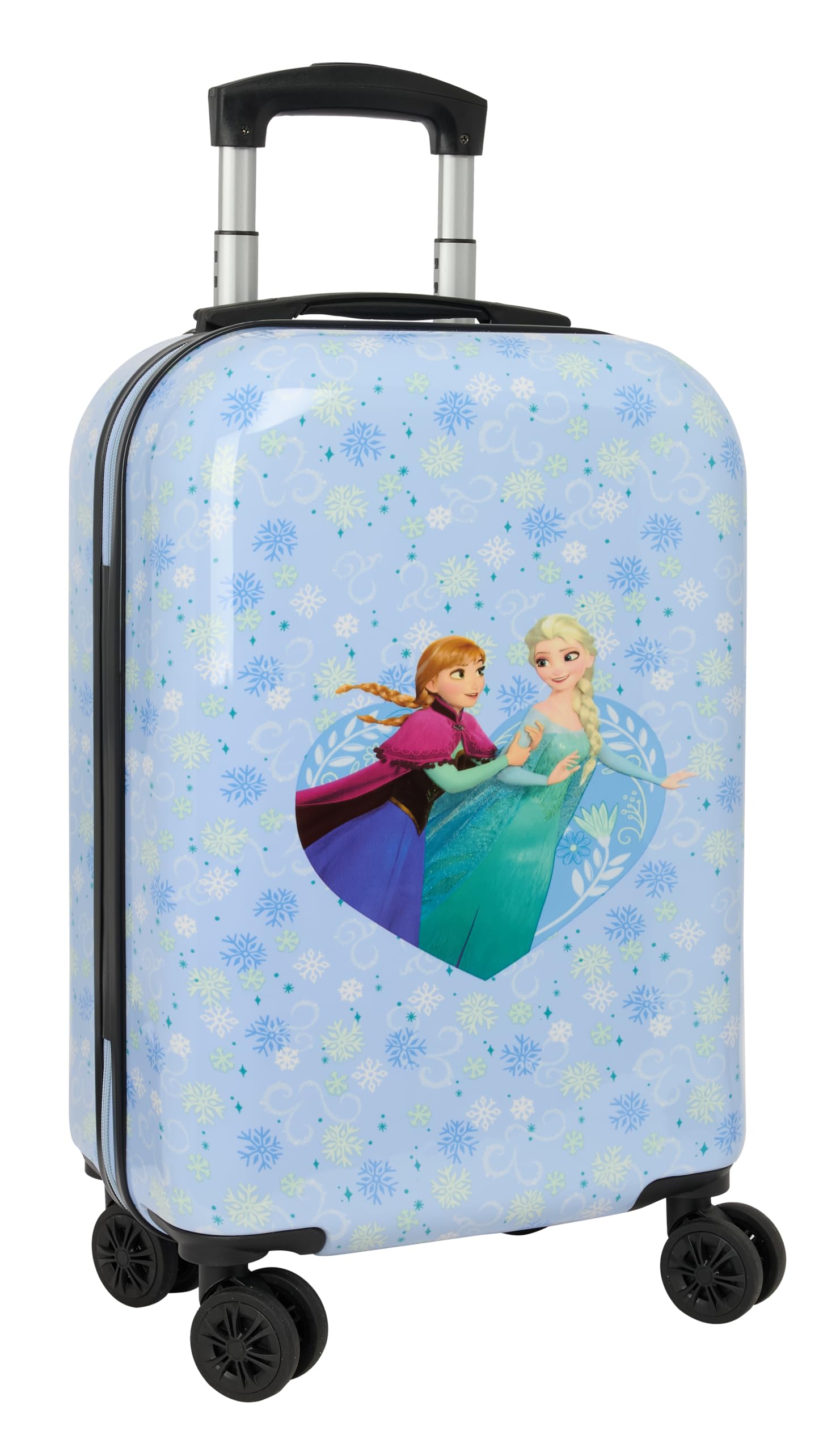 Frozen - Trolley de Cabina 20 Pulgadas, Maleta con Ruedas, Candado de Seguridad, Maleta Ligera, 34.5x20x55 cm