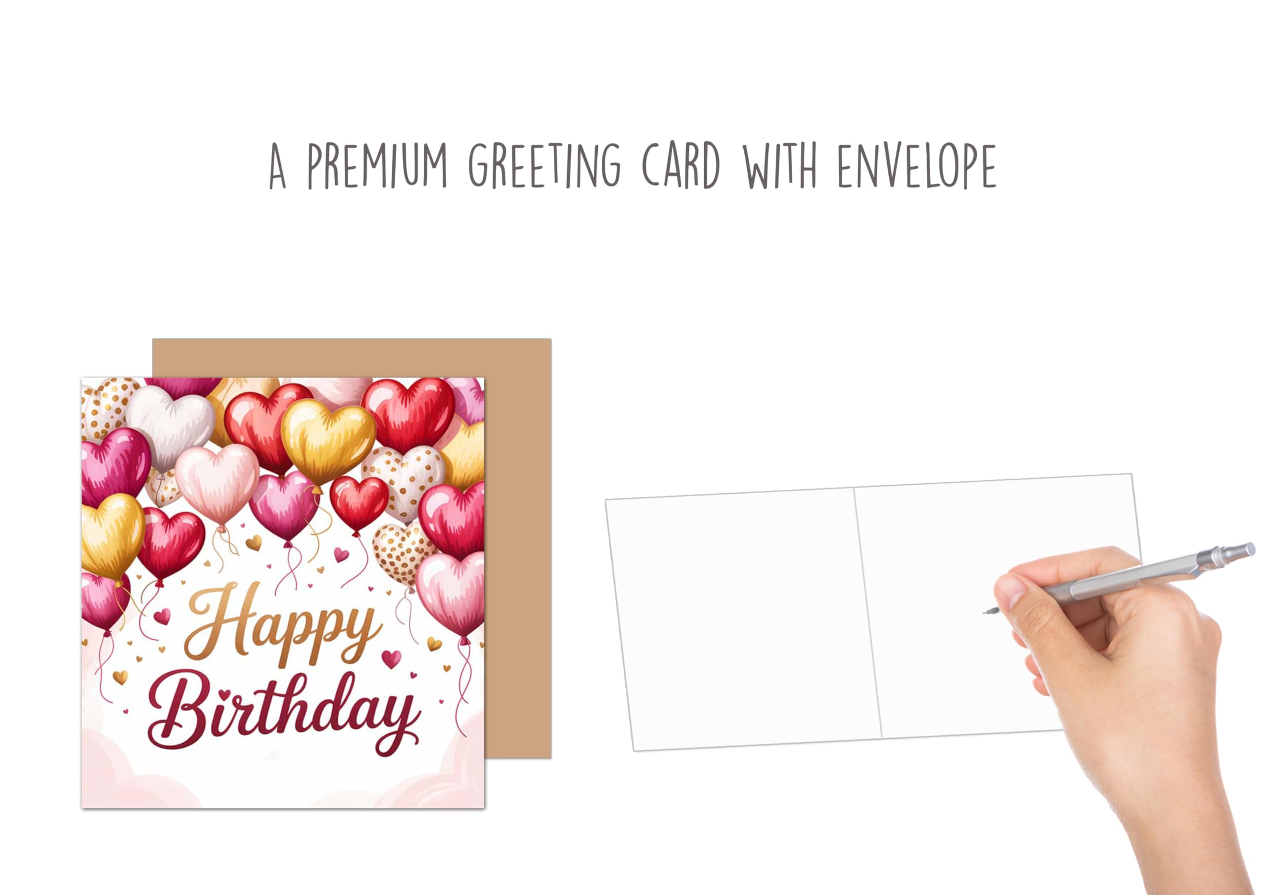 Image secondaire de Carte d'anniversaire premium avec enveloppe - Edition Seidel