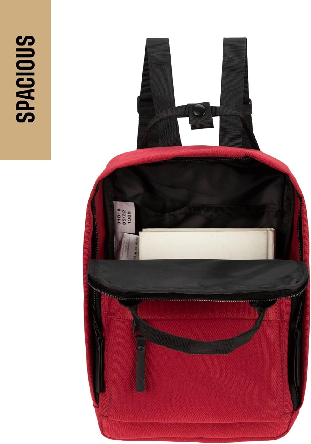 Dickies Brooklyn Mini Backpack, Small Backpack Purse for Men and Women, Travel Shoulder Book Bag (Bloodstone) - Image 4