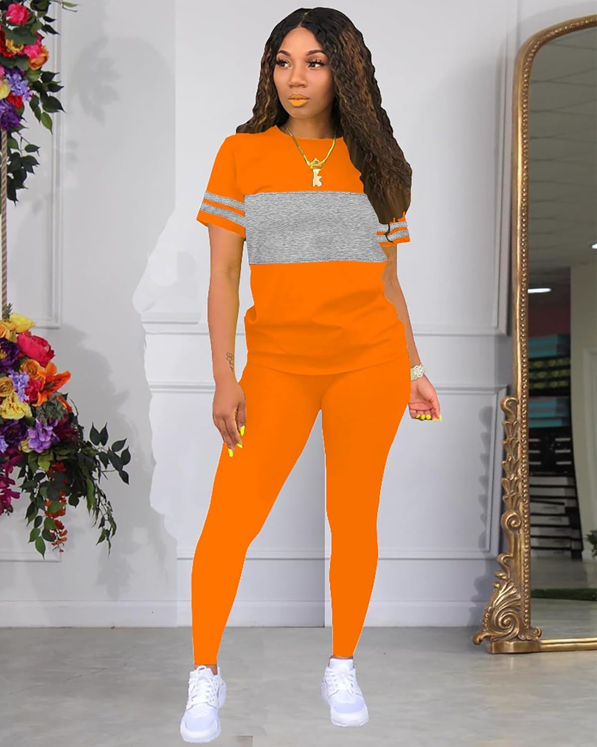 Nimsruc Two Piece Sets For Women Summer Outfits Casual Sweatsuits - Image 4