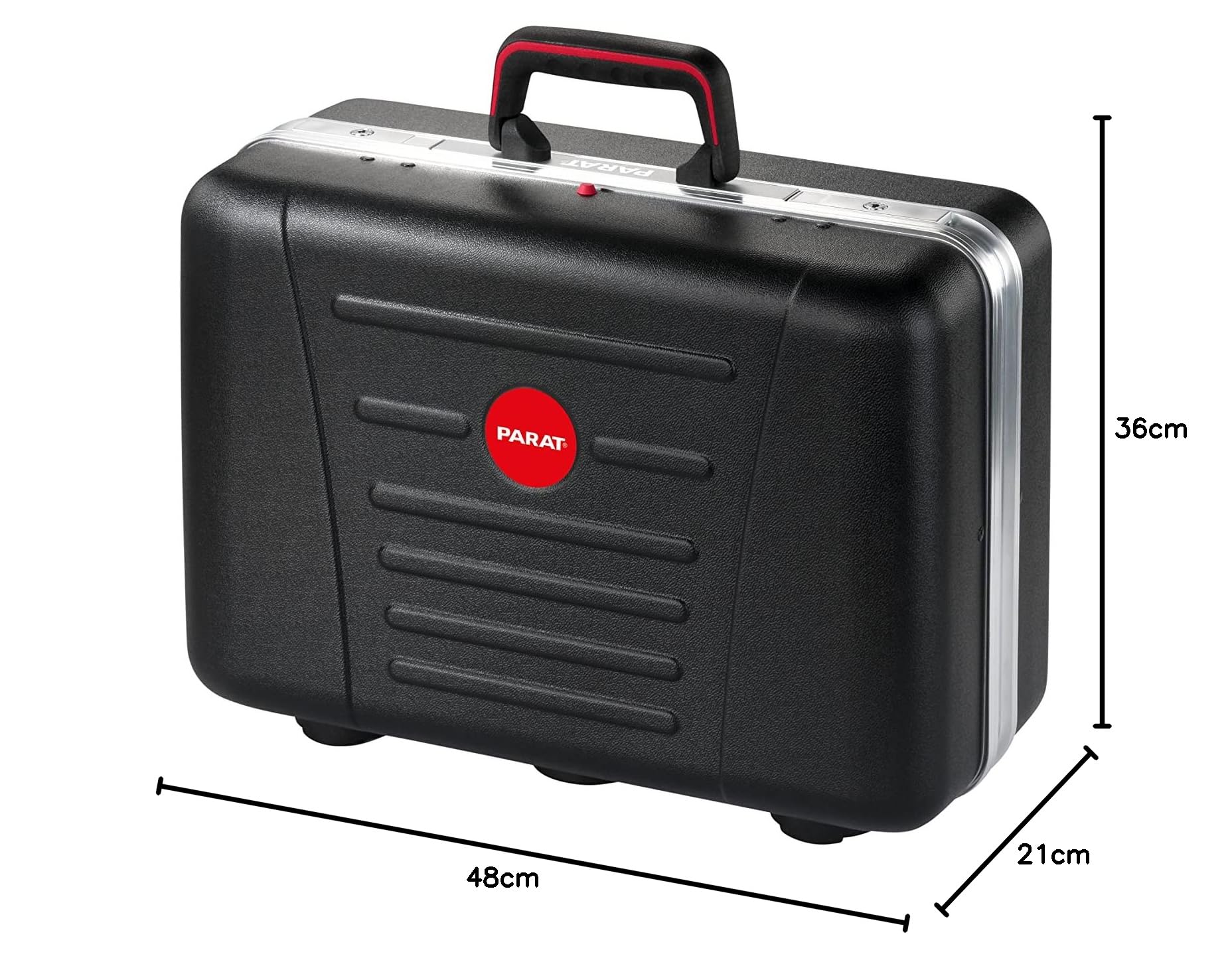 Parat Walizka narzędziowa Classic Plus CP-7 (pusta torba narzędziowa na 60 narzędzi, materiał tworzywo sztuczne X-ABS, aluminium, Con-Pearl, torba z uchylnym zamkiem cylindrycznym, wymiary 48 x 36 x