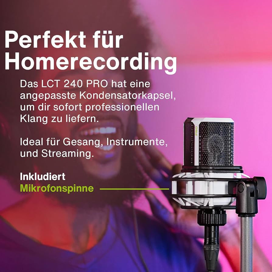 Amazon.com: LCT-240 Pro Condenser Mic Value Pack w