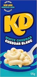 Kraft Dinner White Cheddar Macaroni and Cheese Dinner, 175g Box