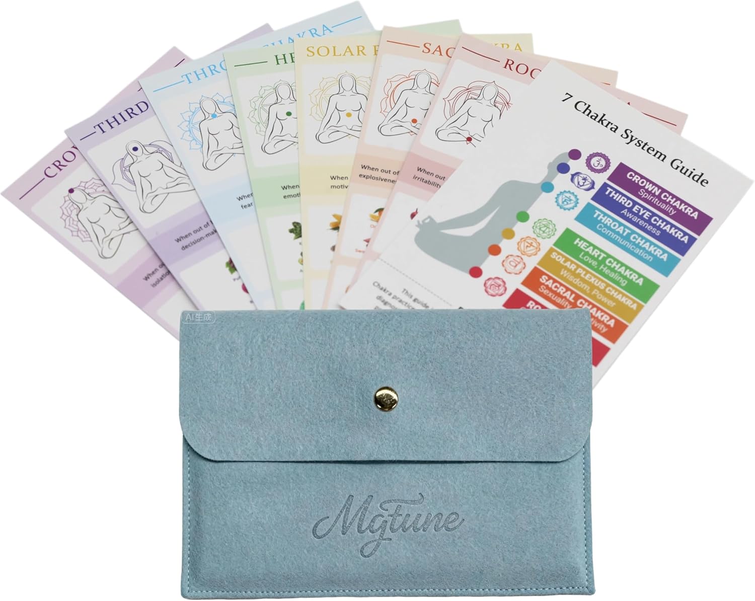 7 Chakra Reiki Reference Cards for Beginners...