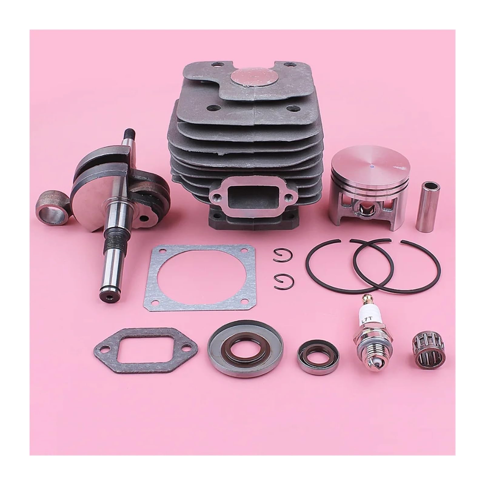 52mm Cylinder Piston Kit Fit for Stihl MS380 038 MS 380 Crankshaft Oil Seal Gasket Chainsaw Tool Cylinder Piston Crankshaft Set