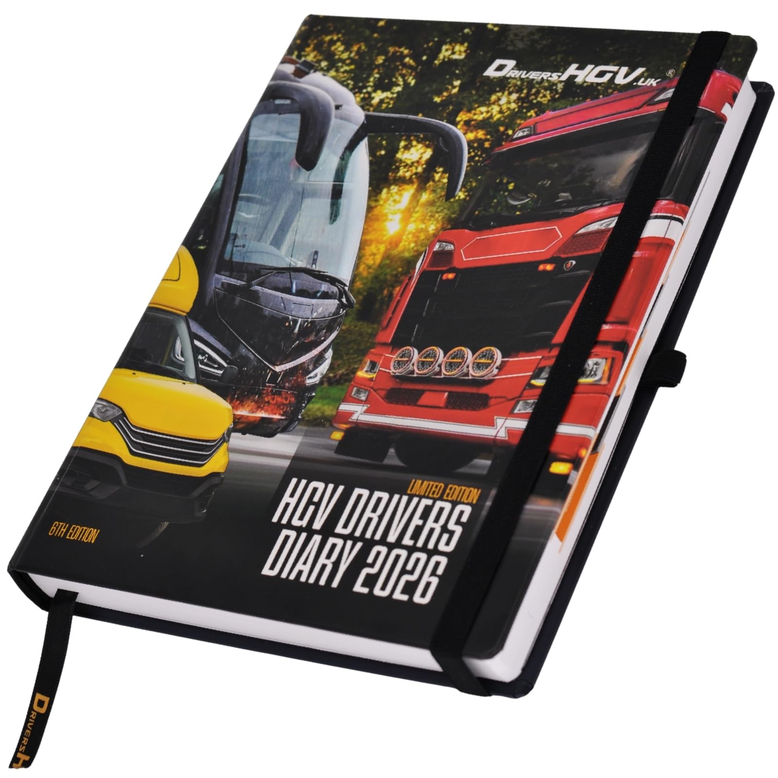 HGV Drivers Diary 2026: Trucker Log Book, B5