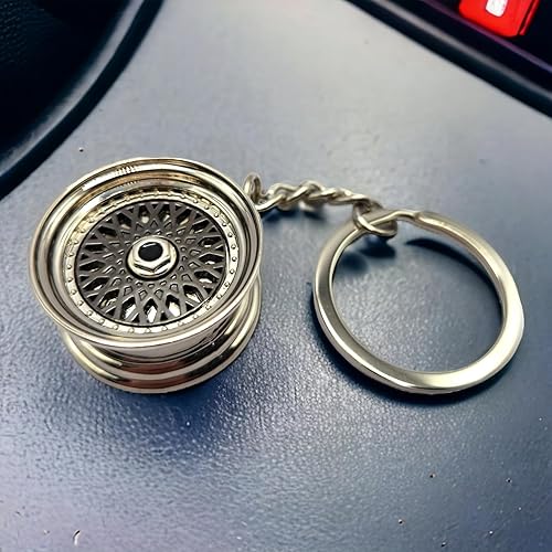 Miniatura 2 de BBS RS RM - Llavero de rueda automotriz para automóvil, regalo