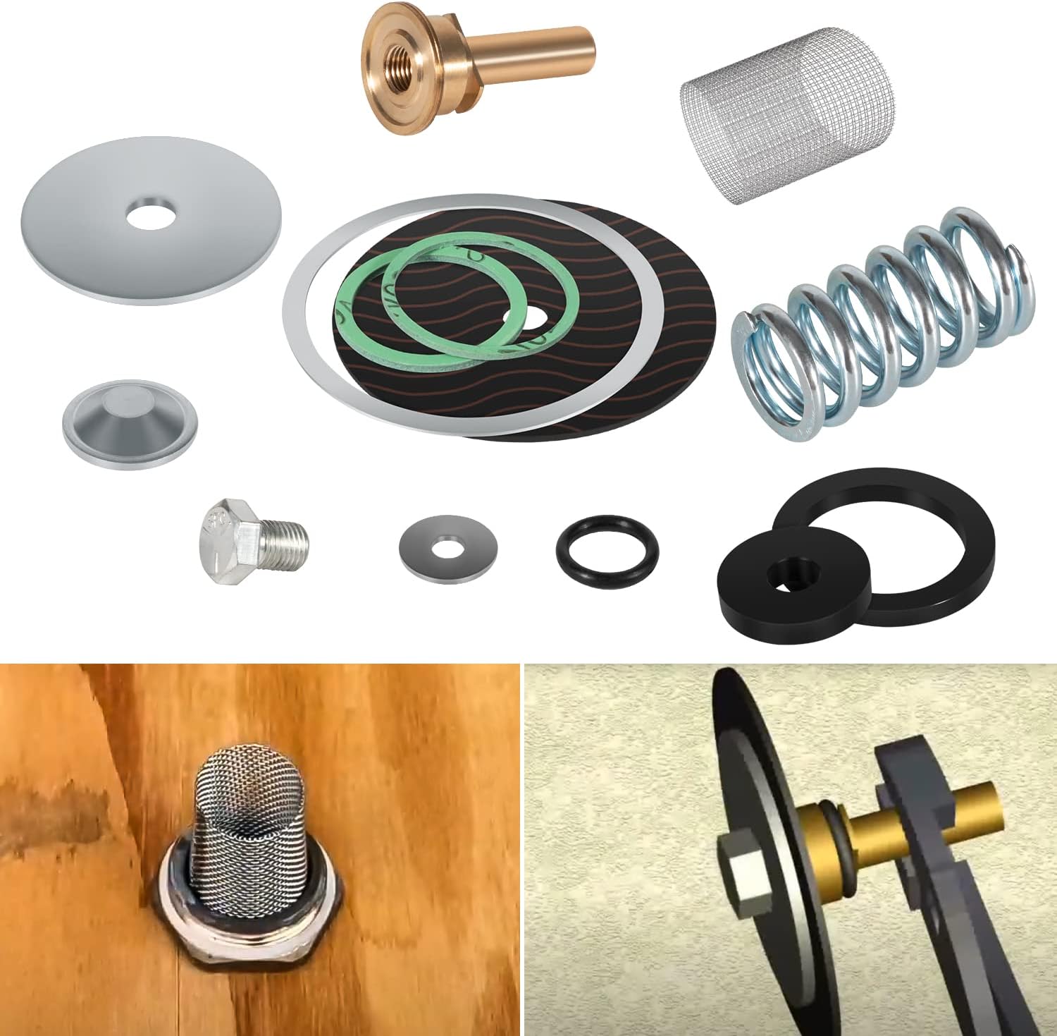 RK1-600XL Repair Kits compatible with 1" Model 600XL Pressure Reducing Valves