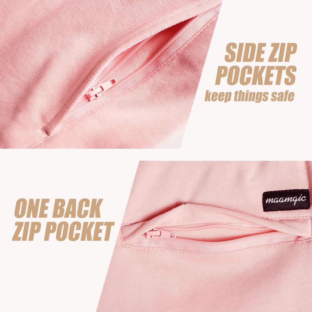 maamgic Mens Athletic Gym Shorts 5/7" Elastic Waist Casual Pajama Pocket Jogger Men Workout Short Pants - Image 3