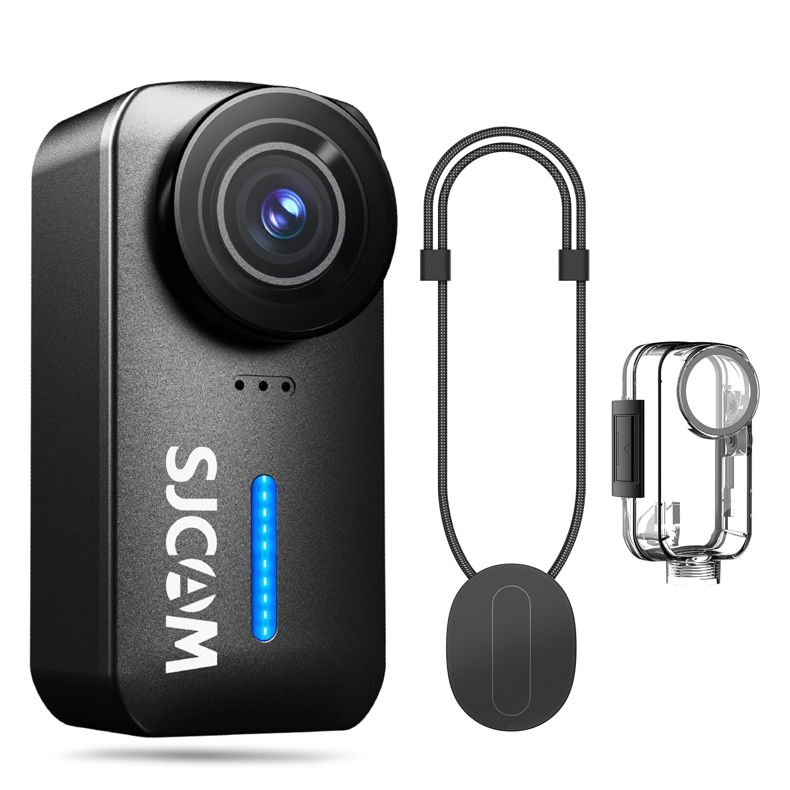SJCAM C110 Mini Action Cam 4K Bodycam Magnetica, Autonomia 200 Min, Stabilizzazione EIS, Grandangolo 135°, Zoom 8x, Subacquea 30M, Combo Kit per Vlogging e Viaggi, Solo 5G | Action Cam, fotocamera POV, ideale per vlogging, viaggi, escursioni, moto e sport