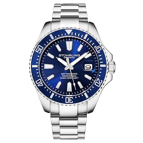 Stuhrling Original Men's Watches Pro Dive Watch Sports Watch with