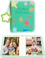 Álbum De Fotos Do Meu Primeiro Bebê Para Bebês, Comporta 21 Fotos 4X6, Álbum De Fotos De Bebê, Livro De Família De Tecido Macio, Meu Primeiro Álbum De Família Para Chá De Bebê 4X6, Fotos De