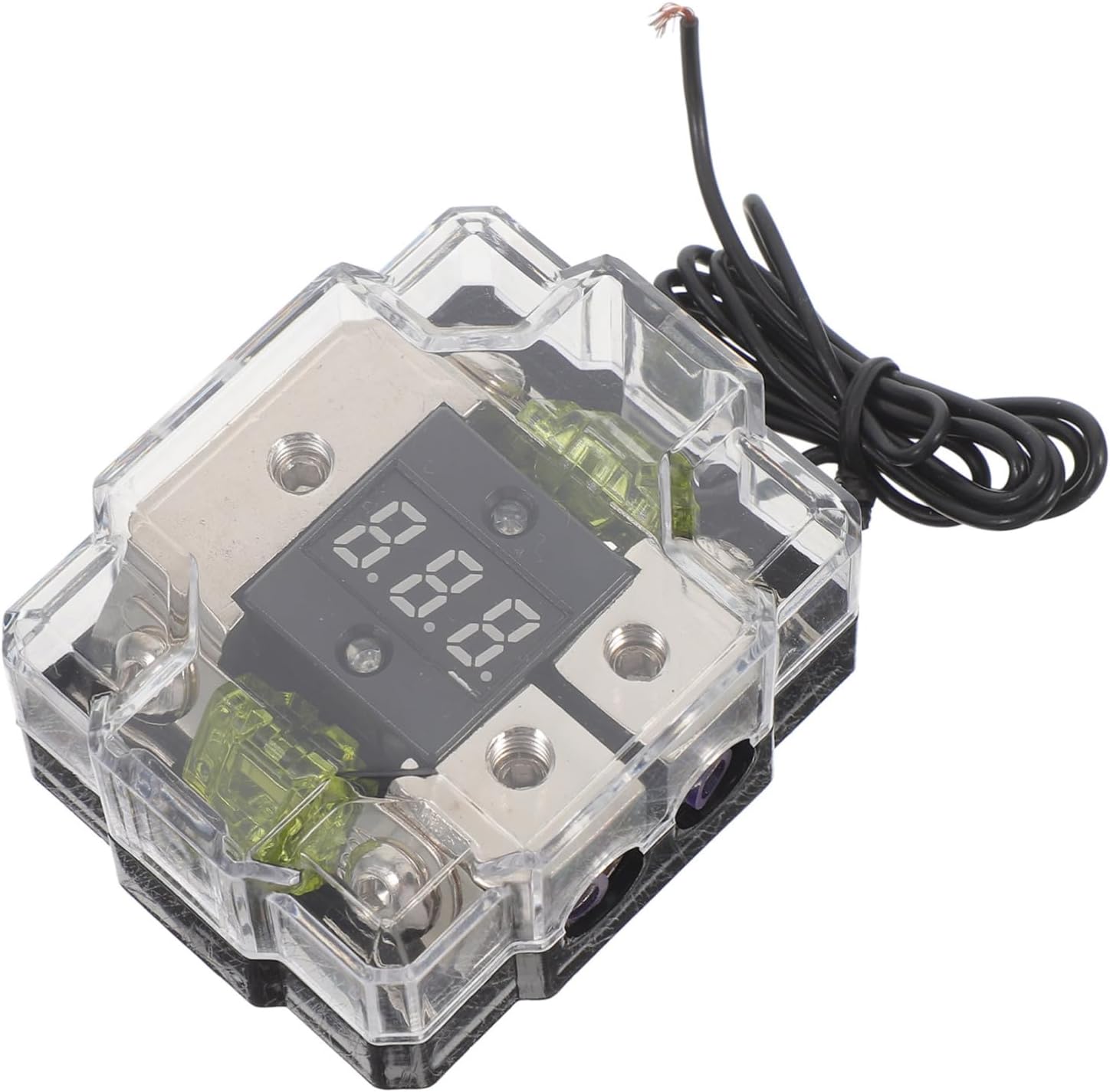 Auto Audio Fuse Holder Car Amplifier Fuse Block Distribution Block Digital Screen