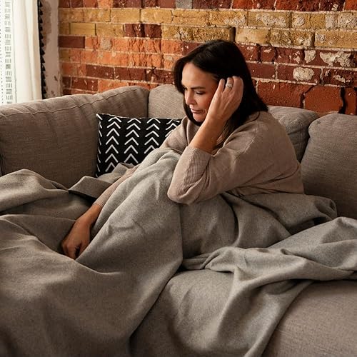 Vista 87 de Arcturus Cobija de lana militar, cálida, gruesa, lavable, para exteriores, campamento, estadio, picnic, viajes; para kit de supervivencia en el Azul