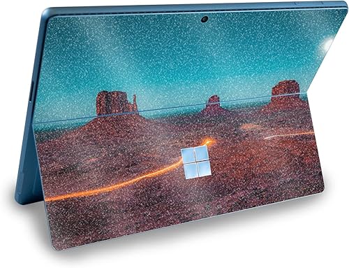 MightySkins - Skin brillante con purpurina compatible con Microsoft Surface Pro 9 (2022) - Monument Valley | Acabado protector duradero con