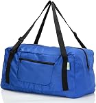 HOLYLUCK Foldable Travel Duffel Bag for Women & Men Luggage Great for Gym (Black)