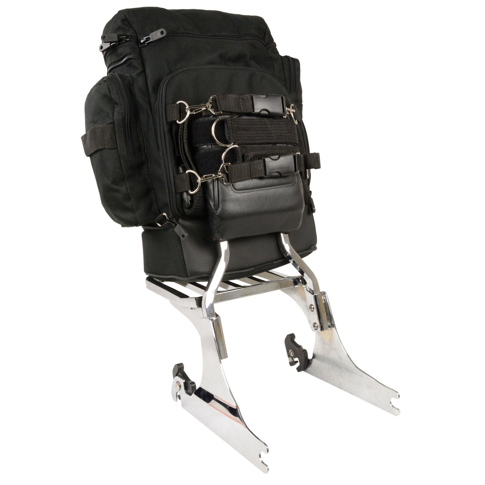 Size Chart Milwaukee Leather SH688 Large Retractable Sissy Bar Bag