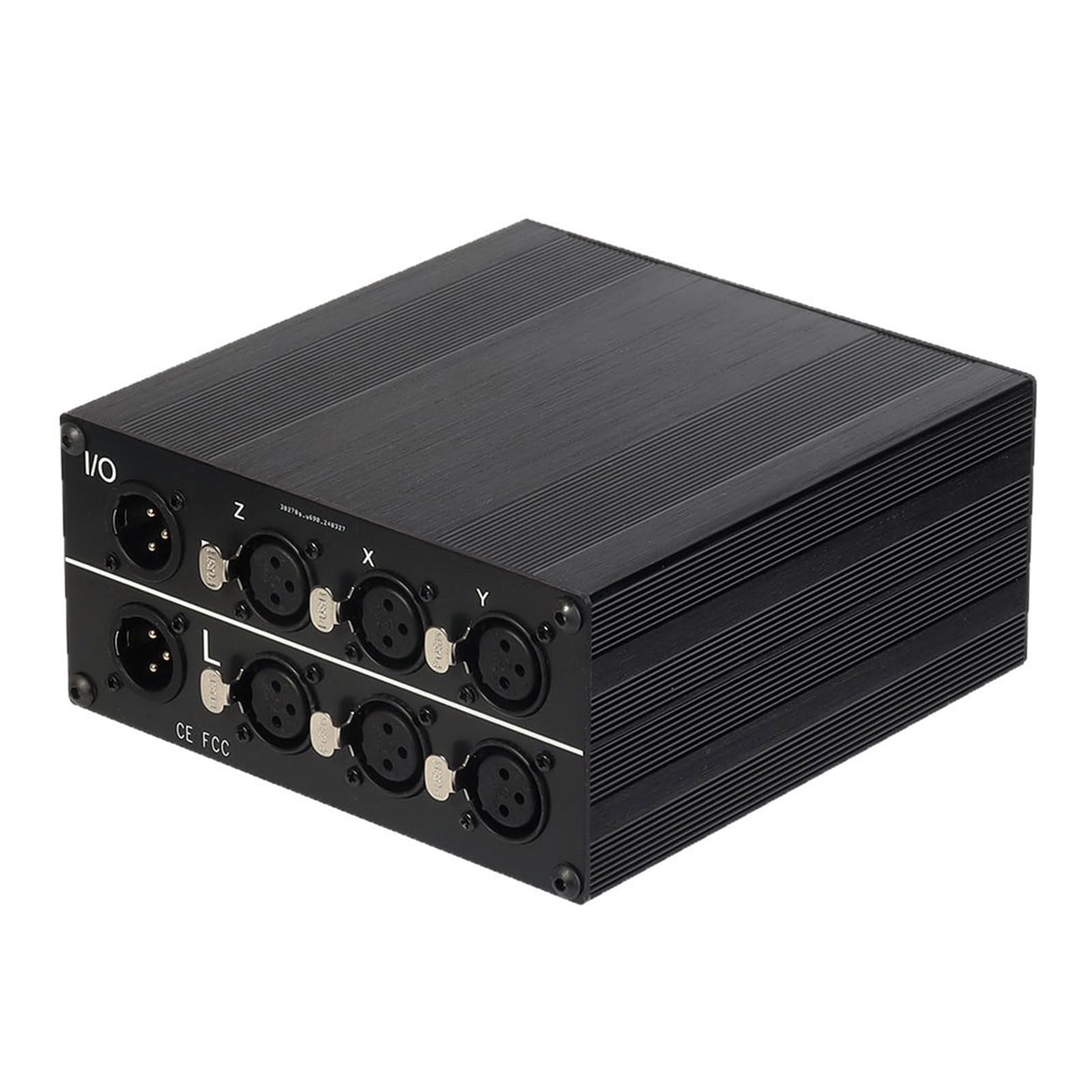 Bottone 1 Dual-Mode XLR Switcher 3: 1/1: 3 selettori placcati oro Porte Compact Alluminio Studio Routing Box Switcher