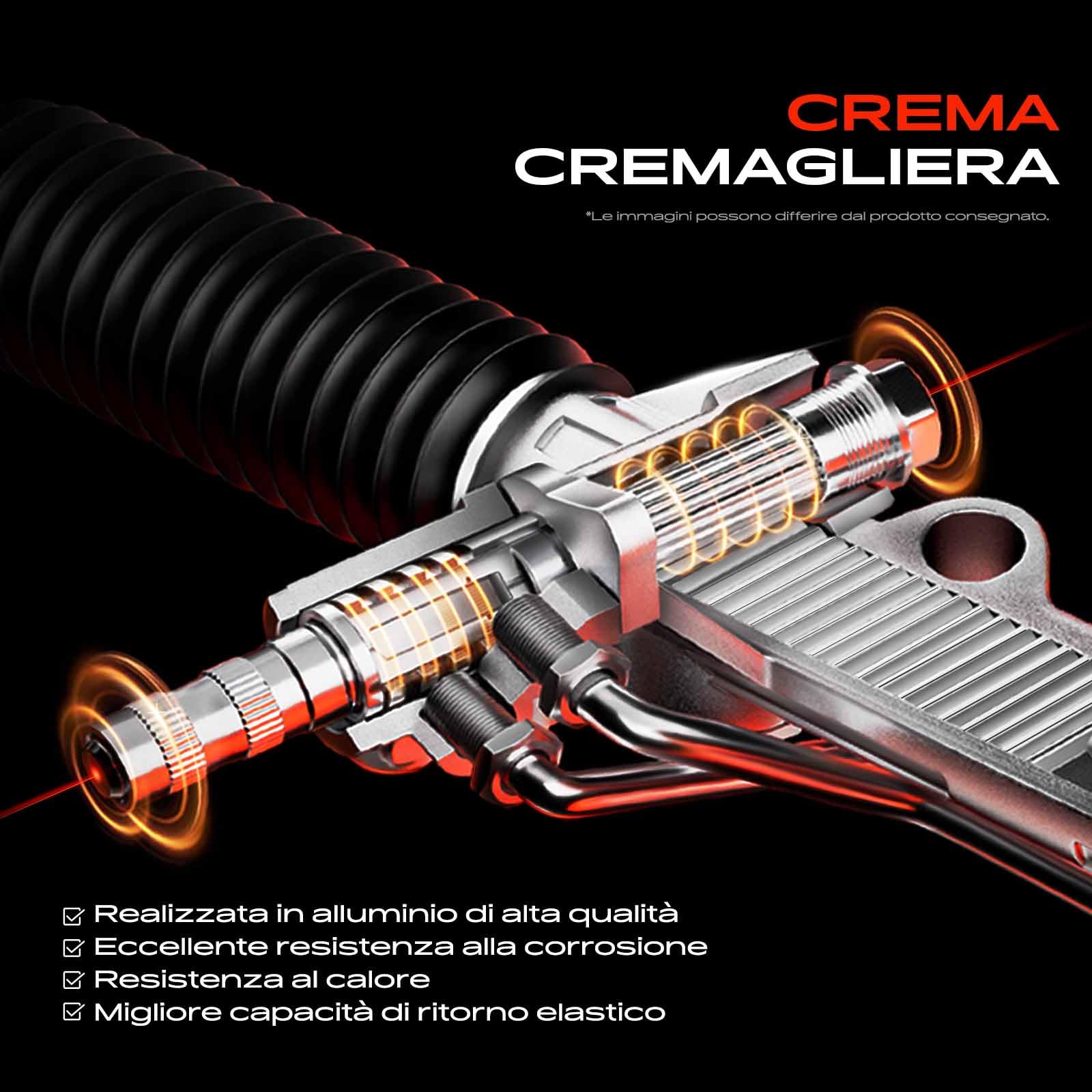 Frankberg Scatola dello sterzo barre di accoppiamento Idraulico Compatibile con X-Trail T30 Replace# 490018H900