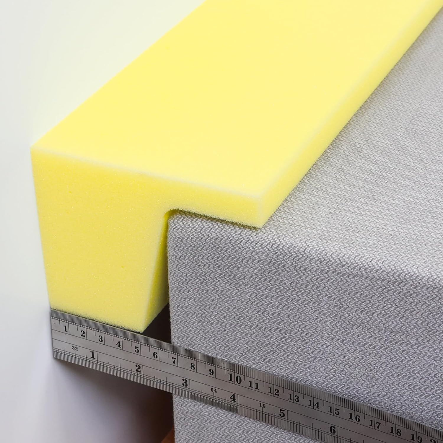 Headboard Filler, Suitable for Gap 2.2-2.8" of King Queen Twin Bed, 78.7" Long Wedge Sleeping Pillow, Foam Mattress Gap Filler L-shape for gap between 2.2-2.8"