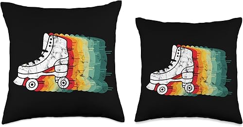 Miniatura 3 de 80's Rollers Nineteen Eighties 1980s Retro 80s - Almohada de 16 x 16 pulgadas, multicolor