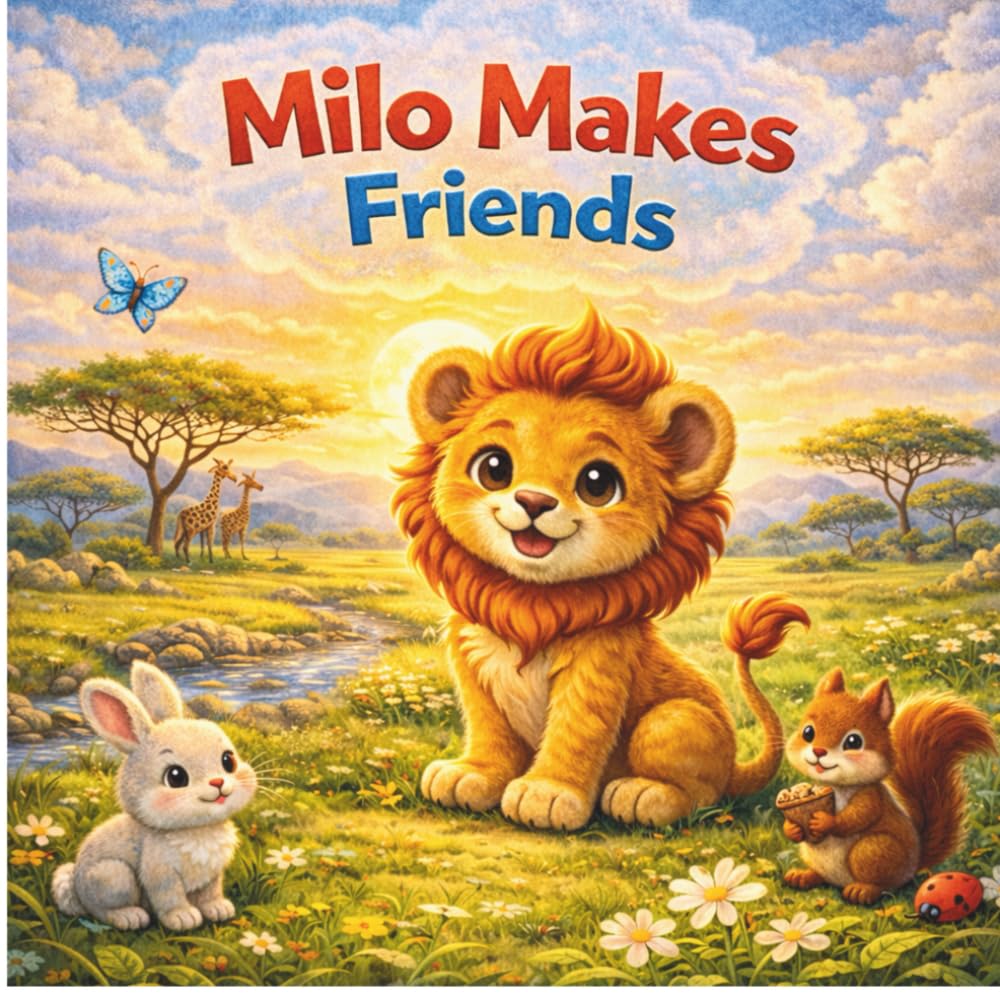 Milo Makes Friends: A Heartwarming Story About Friendship, Kindness, and Belonging (Milo Emotional Skills Series)