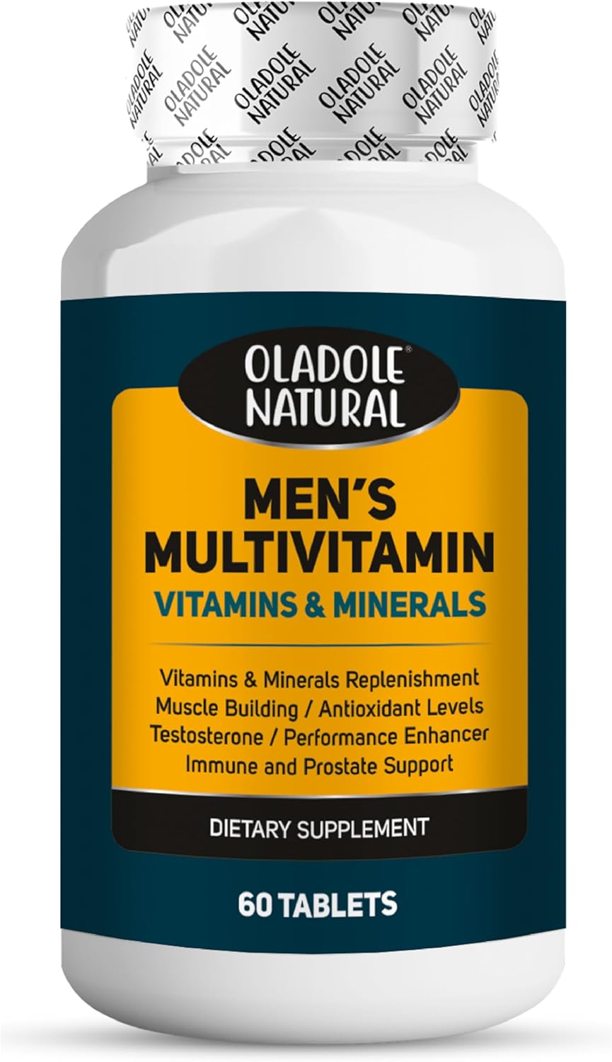 Oladole Natural Men's Multivitamin 60 Tablets Vitamins & Minerals