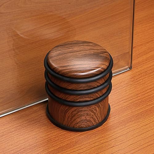 Miniatura 4 de Sumnacon Tope de puerta de piso resistente sin taladro, tope de puerta de acero inoxidable duradero con goma antideslizante, cuña de seguridad