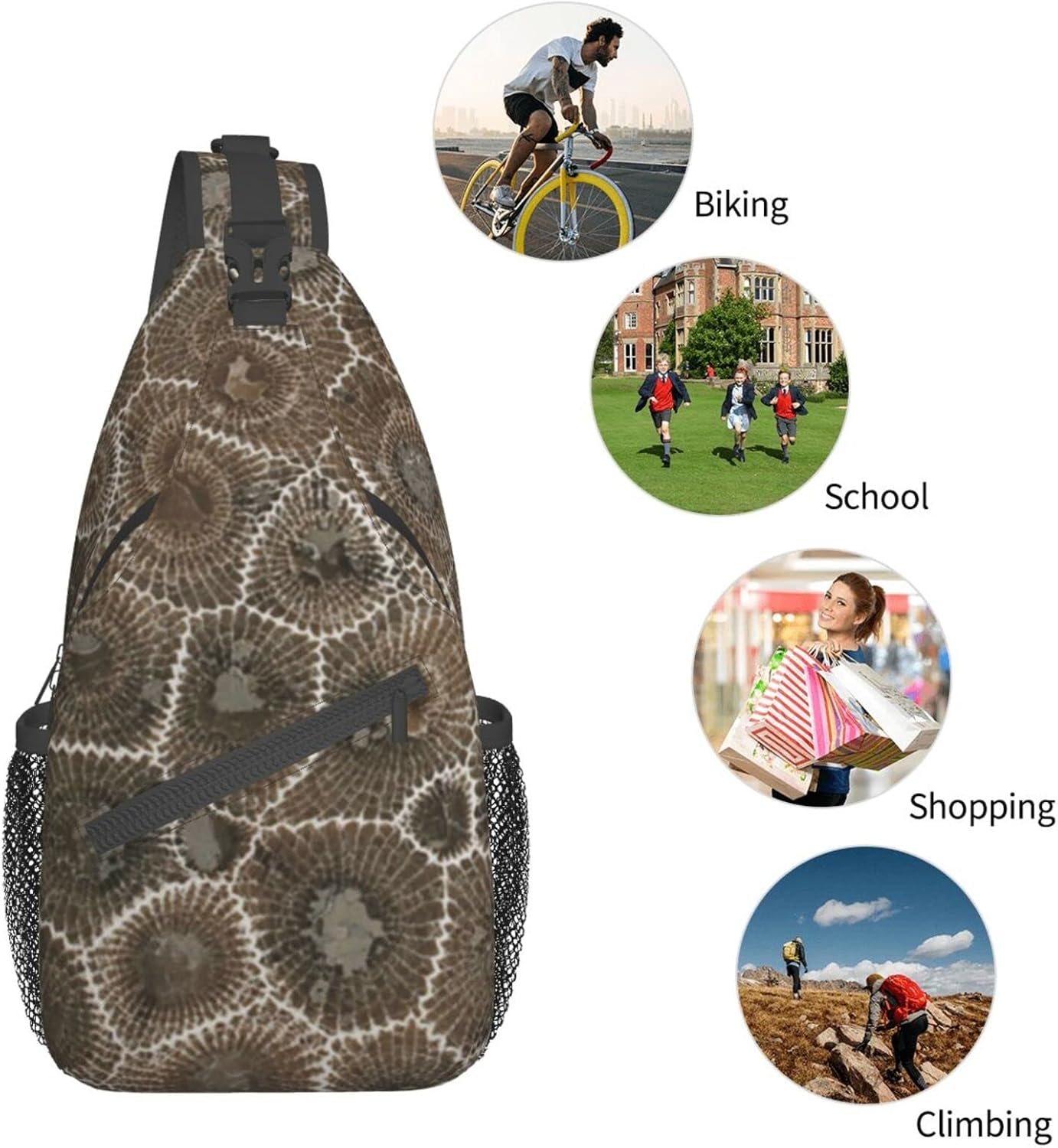 Petoskey Stone Weekend Outdoor Hiking Backpack =>> Suitable For Men And Women Riding Strong And Sturdy. High Storage Capacity.
