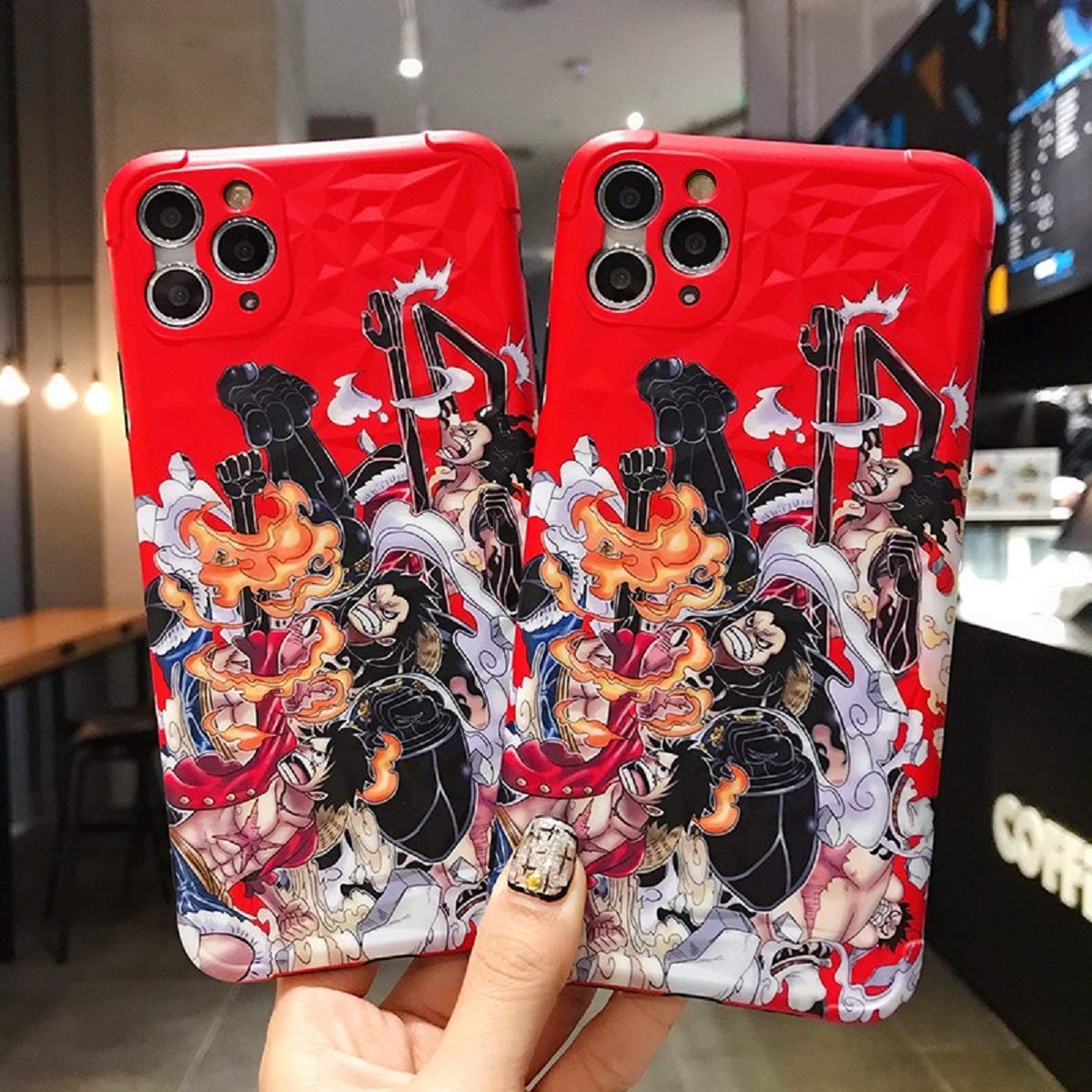 ワンピース apple Anime One Piece Phone Case for iPhone 11 12 Mini Pro Max 7 8