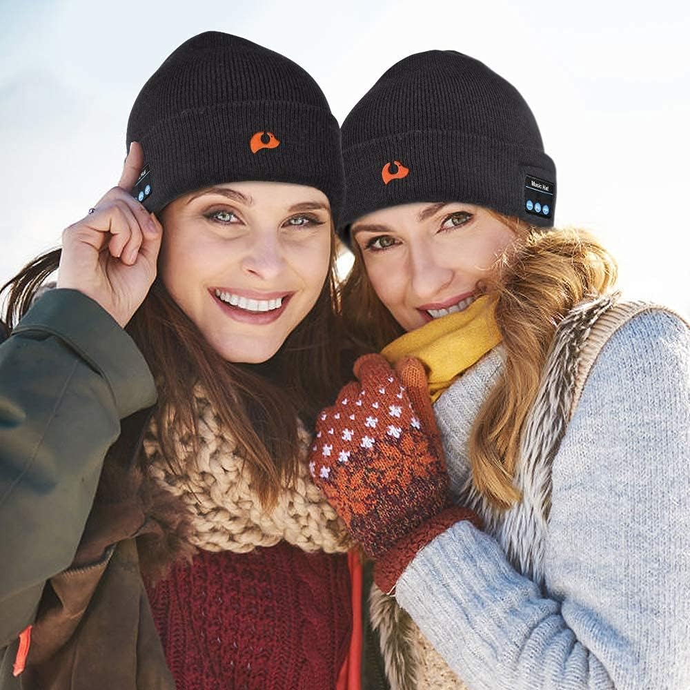 Cappello Invernale Con Cuffie Bluetooth Integrate - Regalo Natale Uomo Donna, Musica E Chiamate, Batteria 8 Ore