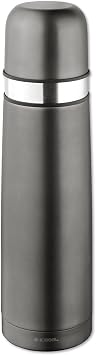 Isosteel Duo 9900DAT Top 0 75 Litre Stainless Steel Vacuum Flask, Titan/Grey, 8.2 x 7.7 x 30.4 cm