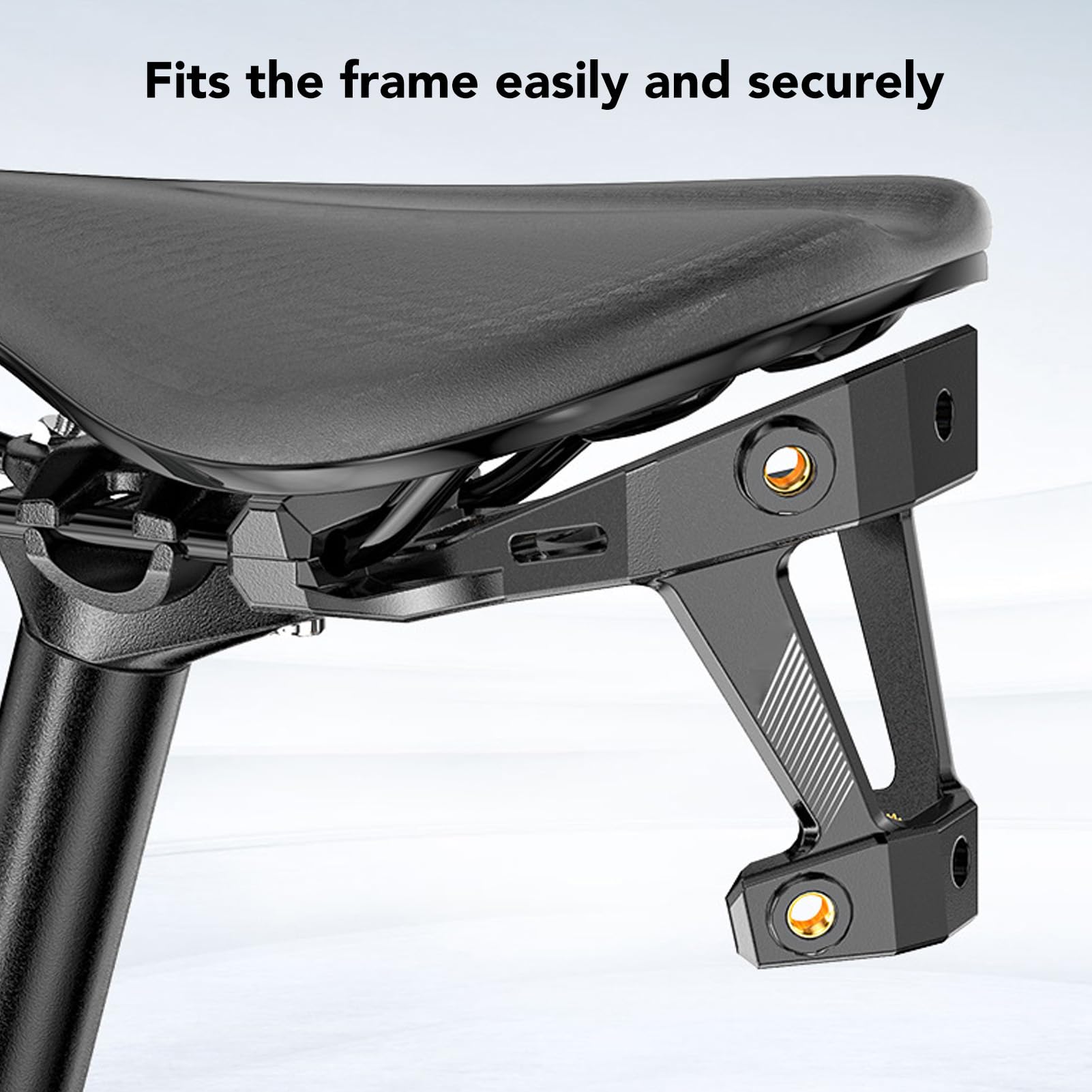Adaptador Sillín Bicicleta, Soporte Portabotellas Resistente y Engrosado para Botellas Individuales y Dobles