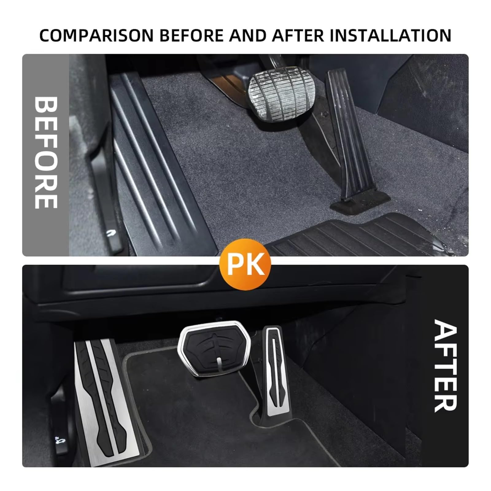 Edelstahl-Pedal-Abdeckungen Für BMW X1, X2, 1er, 2er – Rutschfest & Einfach Montiert
