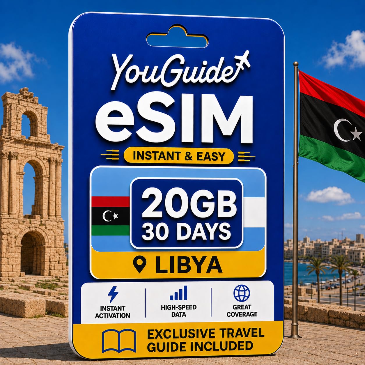 Libia eSIM 20GB 30Days
