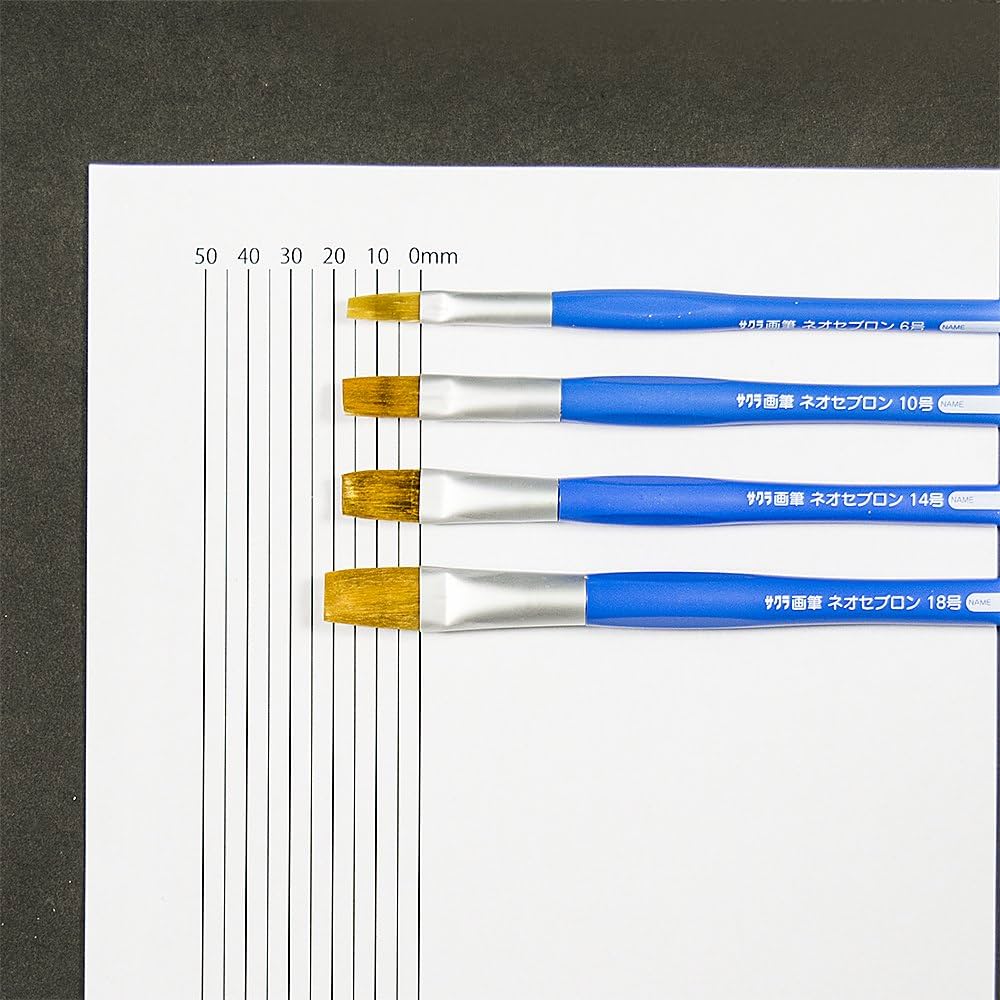 サクラクレパス 画筆 ネオセブロン 平型 14号 NF14 wgteh8f 楽天市場】サクラクレパス 画筆 ネオセブロン 平型 14号 NF14(10
