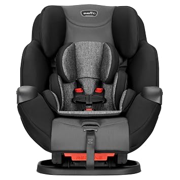 Evenflo Symphony Sport All-in-One Convertible Car Seat Charcoal Shadow