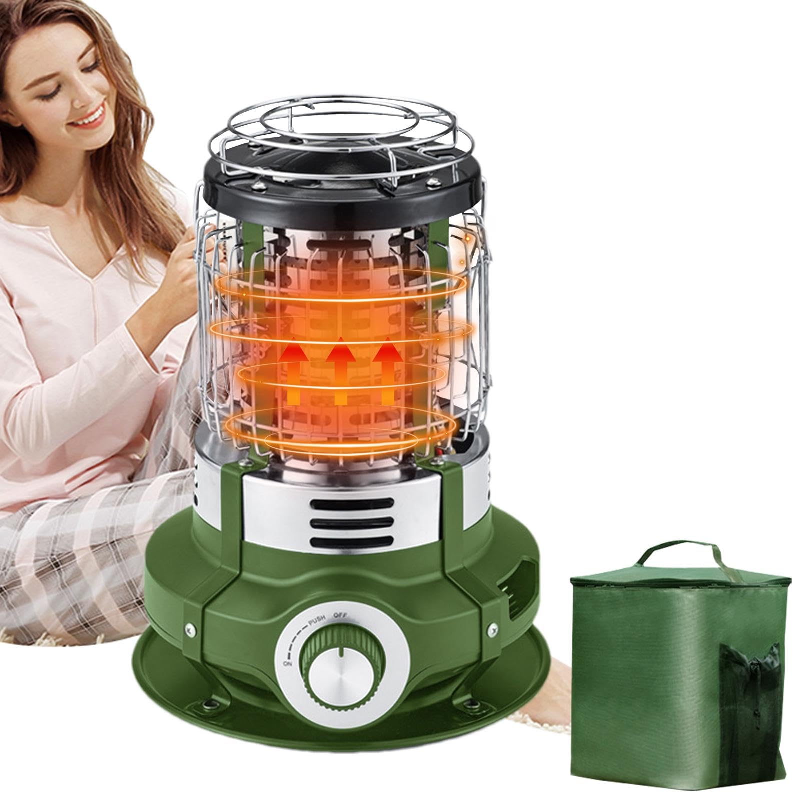 Grzejnik tarasowy, grzejnik tarasowy Wydajny Bezpieczny Cichy | Grzejniki garażowe do wędkowania pod lodem Camping Patio ogród podwórko taras balkon taras zewnętrzny ganek podwórko