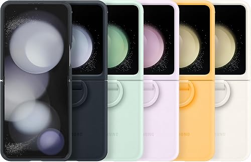 Samsung Galaxy Official Silicone Case with Ring for Z Flip5, Indigo - 2