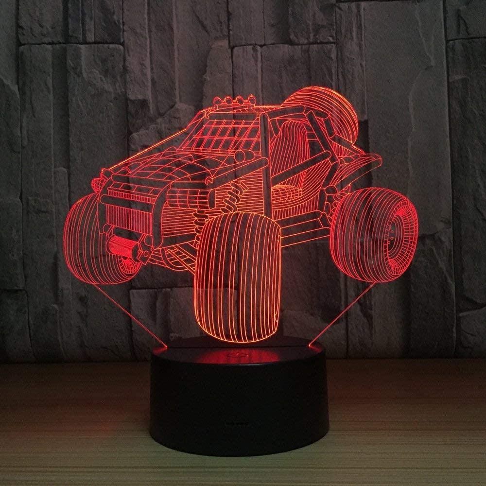 Boutiquespace 3d Illusion Lamp Led Night Light Star Wars Movie