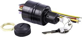 Sierra International MP41090-1 Polyester 3-Position Magneto Off-Run-Start Switch Push to Choke with Terminal Type 6 Color Coded Wires