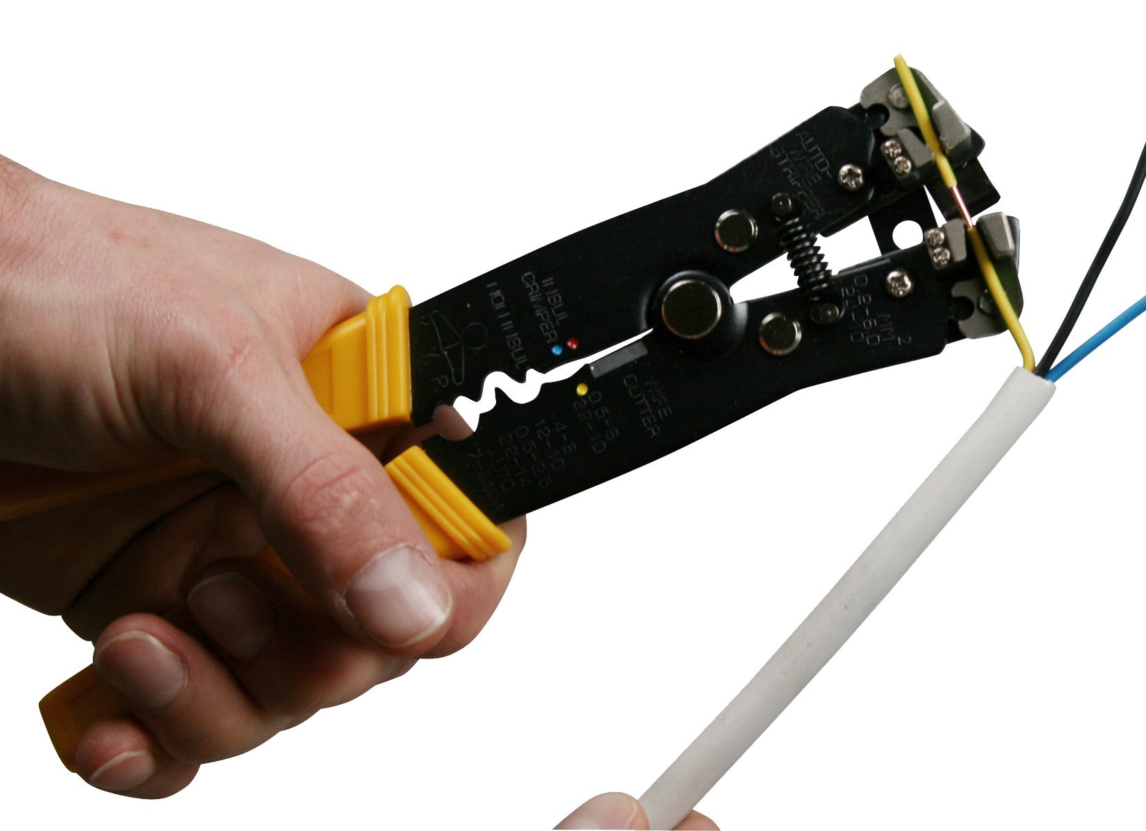 SW-Stahl 42410SB Automatische striptang, zelfinstellend voor 0,2-6 mm², kabelstripper met draadafsnijder, striptang voor kabels SW-Stahl 42410SB Automatische striptang, zelfinstellend voor 0,2-6 mm², kabelstripper met draadafsnijder, striptang voor kabels