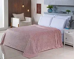 Manta Soft Anti Alérgica Queen Andreza – Estampa Poá Elegante, Conforto Extremo e Toque Aveludado (Rosa)