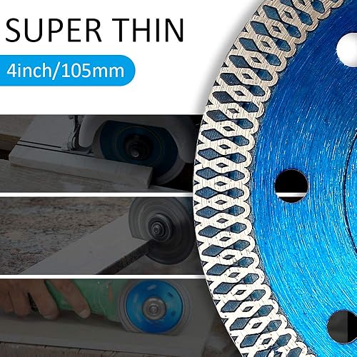 Miniatura 4 de Diapro 10 piezas por lote de 4 pulgadas súper finas de diamante, hoja de corte de porcelana