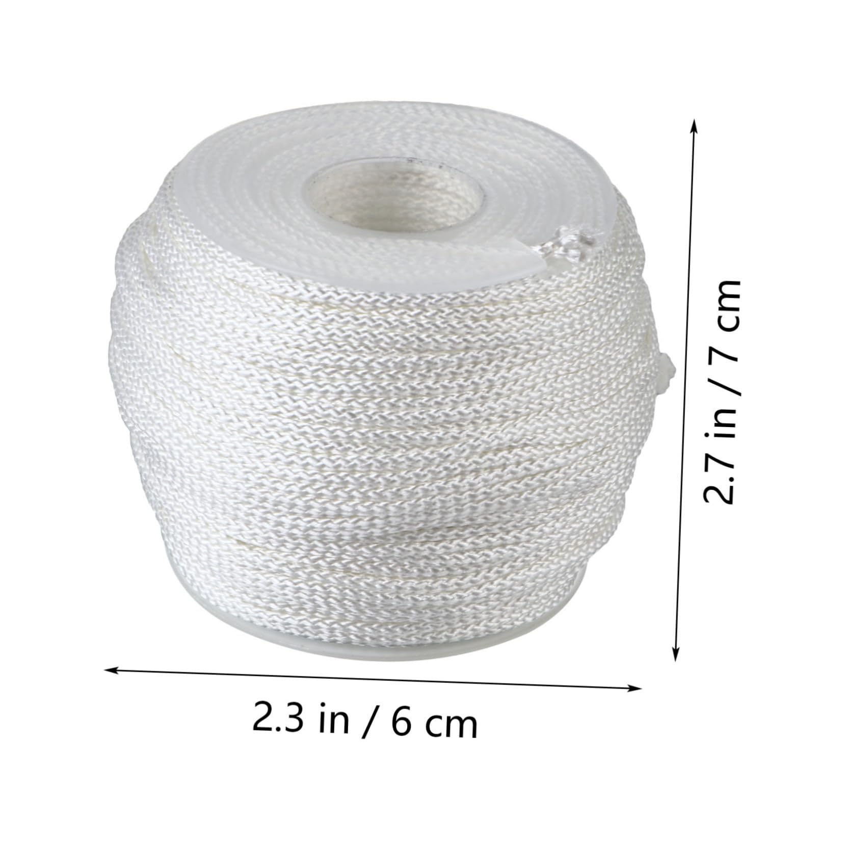 Vaguelly 1Set Curtain Hanging Wire Plastic Rope with Openable Curtain Rings for Drapery Installation and Versatile for Home Decor