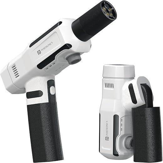 Portronics Torque X Cordless Pressure Washer Gun with 5-in-1 Rotating Nozzle, 1.5MPa Water Pressure, High Speed Motor, Dua...