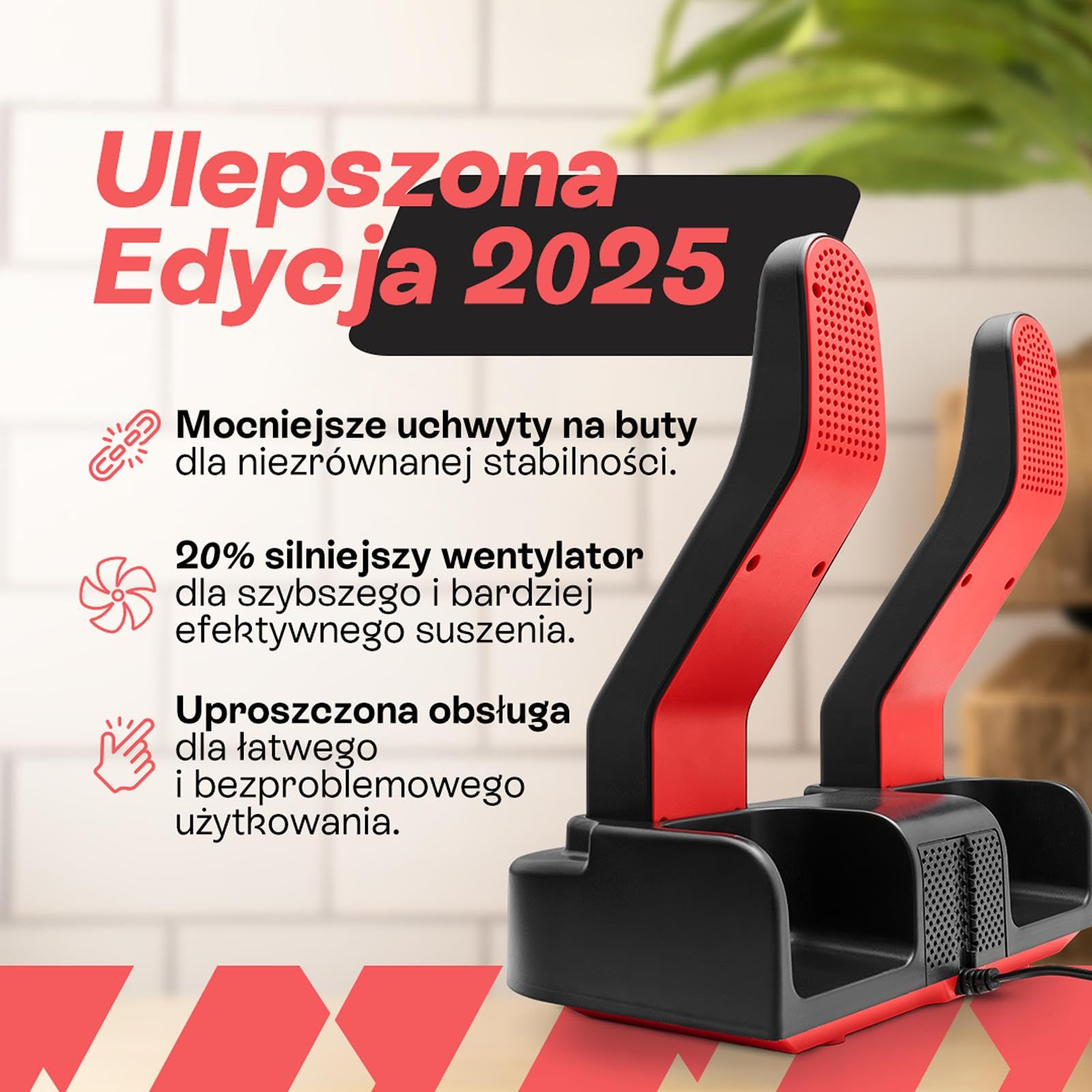 ShoeDry Ozone suszarka i odświeżacz do butów - suszarka do butów - suszarka do butów narciarskich - suszarka do butów